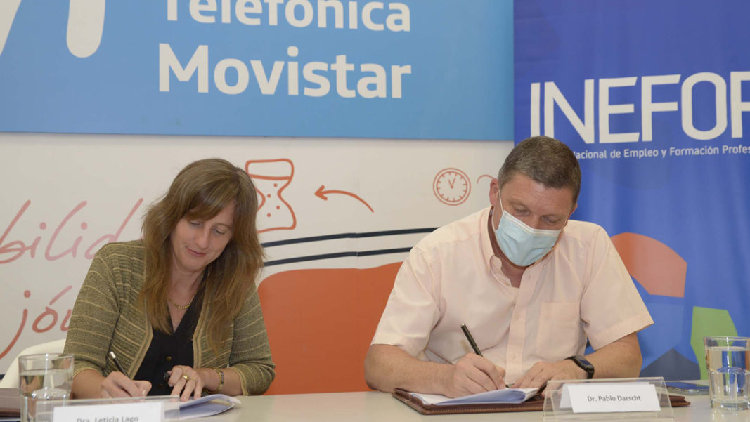 Fundación Telefónica Movistar e Inefop firman un Convenio de Cooperación